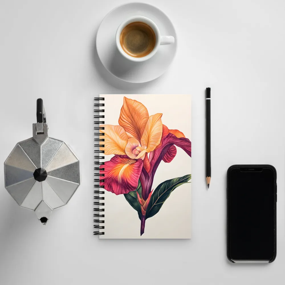 Floral Harmony | Spiral Notebook