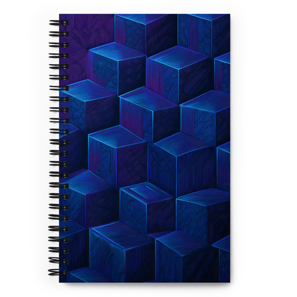 Cubist Illusions | Spiral Notebook