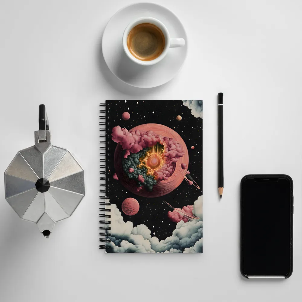 Celestial Explosion | Spiral Notebook