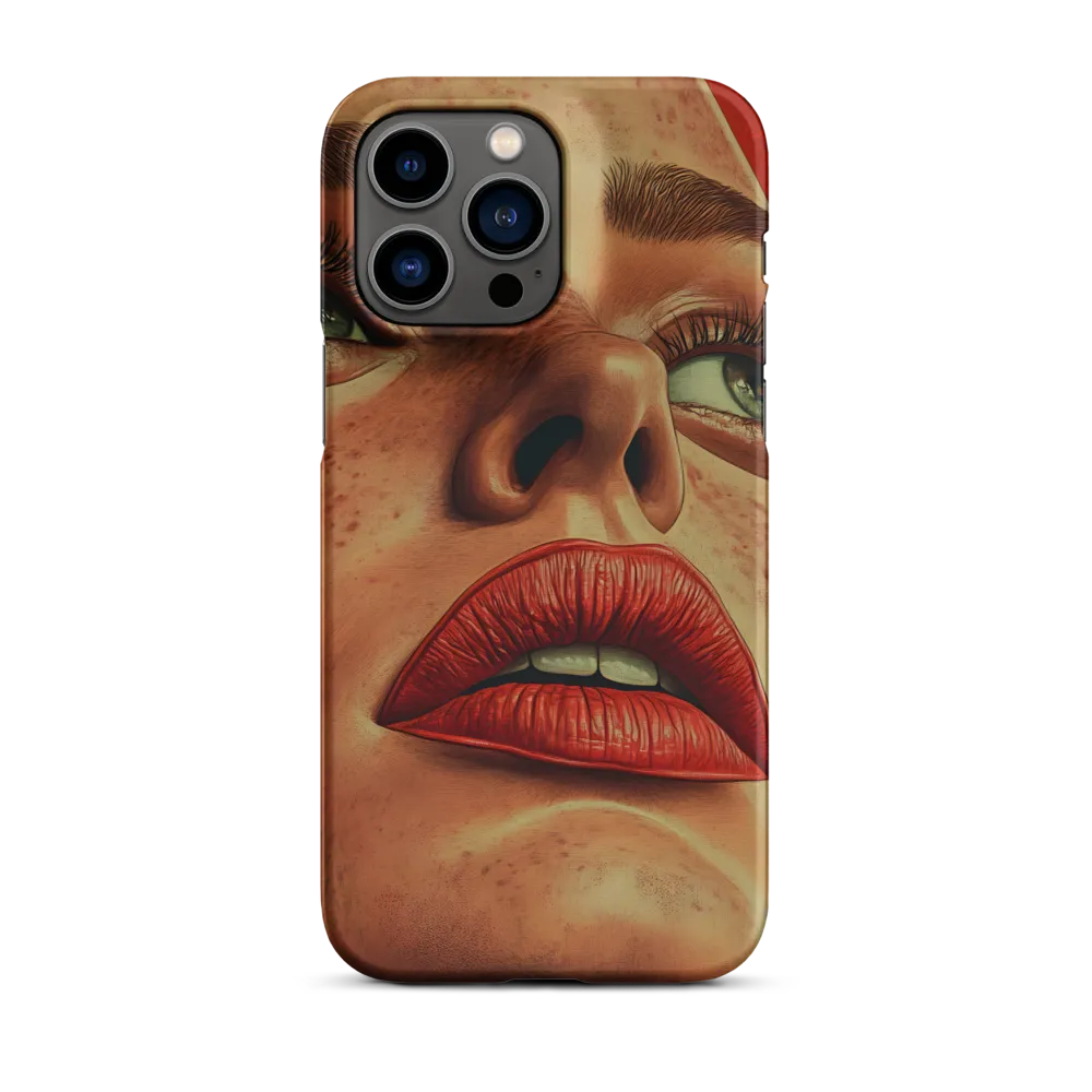 Red Intensity: A Portrait of Elegance