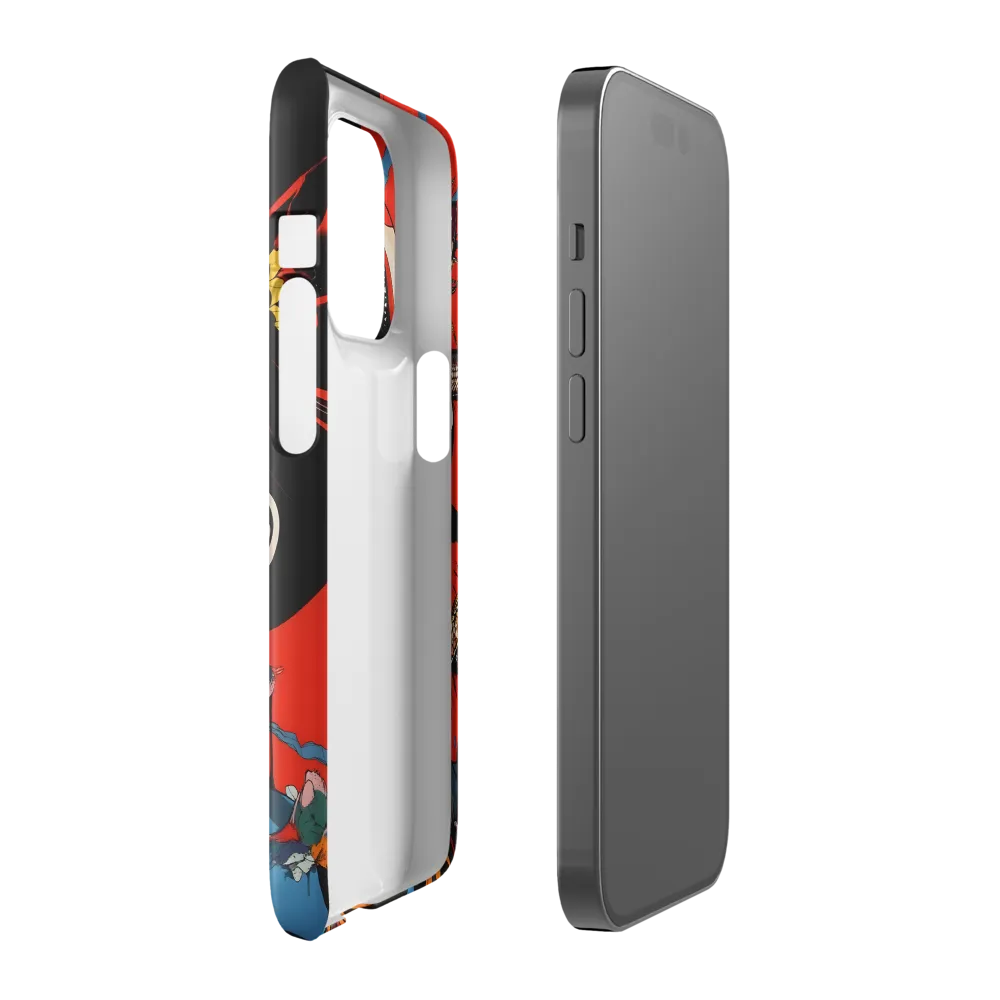 Vibrant Expression | Phone Case |  14 Pro | Snap Case | Glossy