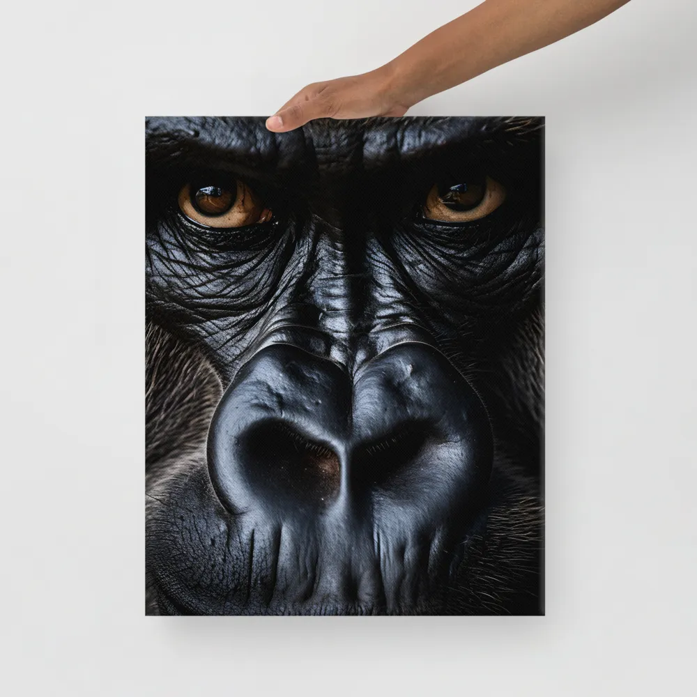 Gaze of the Wild: A Gorilla's Portrait