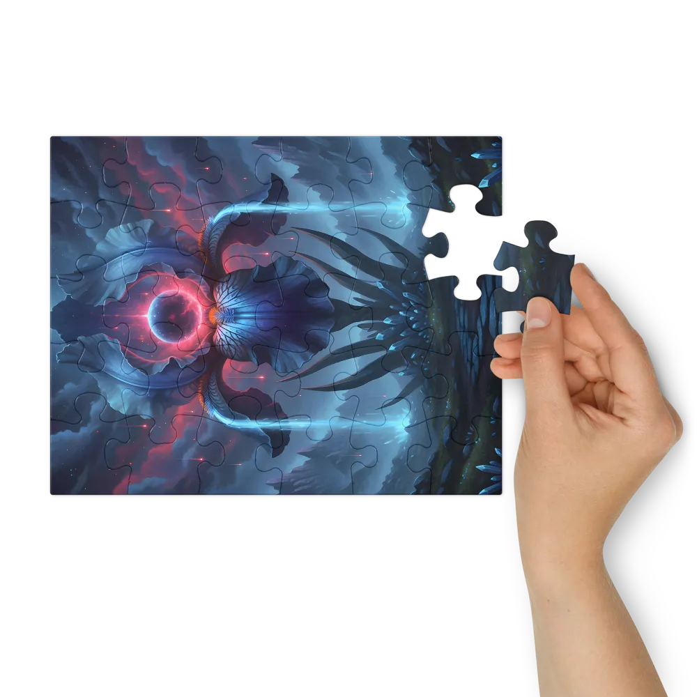 Celestial Iris 
 Jigsaw Puzzle in Tin Box