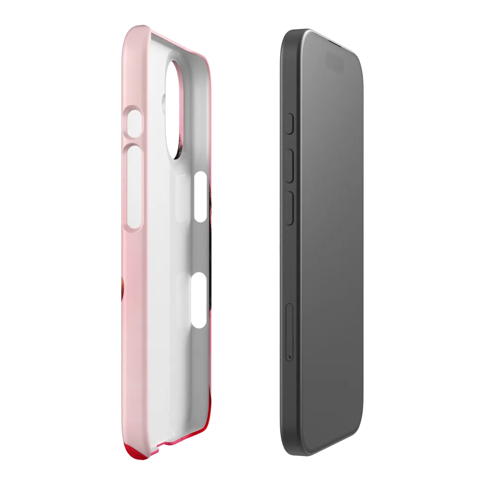 Striking Confidence in Red | Phone Case |  16 | Snap Case | Matte