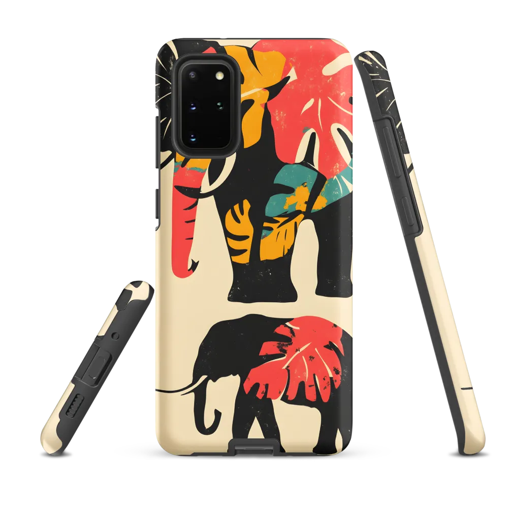 Tropical Elegance: The Elephant's Dance