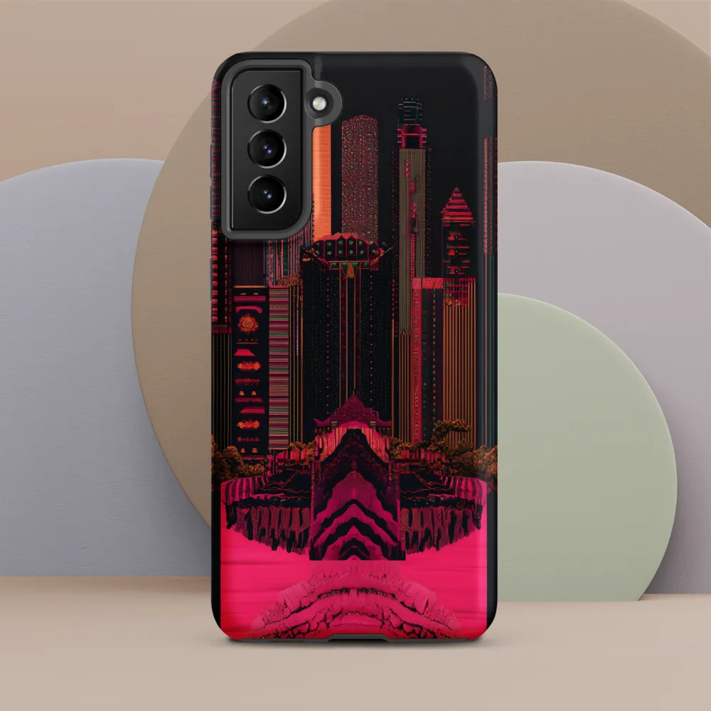 Urban Fusion: A Vibrant Dreamscape | Phone Case |  S21 Plus | Tough Case | Matte