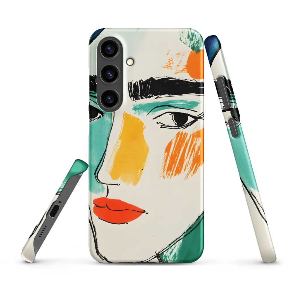 Teal & Orange Portrait — Fragmented Brushwork