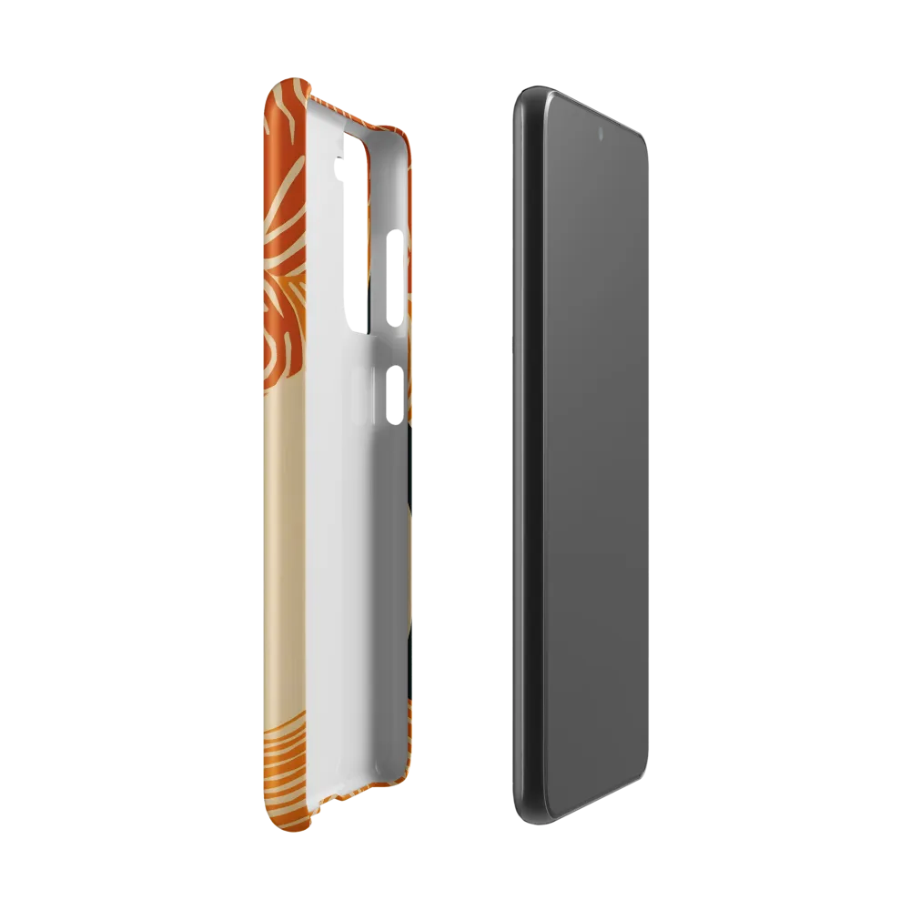 Silent Reflections under Swirling Leaves | Phone Case |  S21 | Snap Case | Matte
