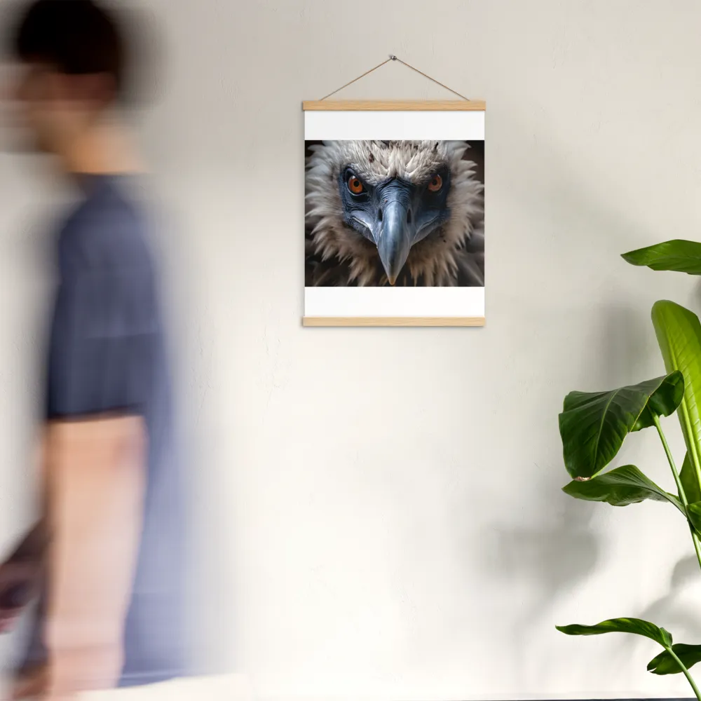 The Gaze of Strength | Poster With Oak Wood Hanger | 16″×20″