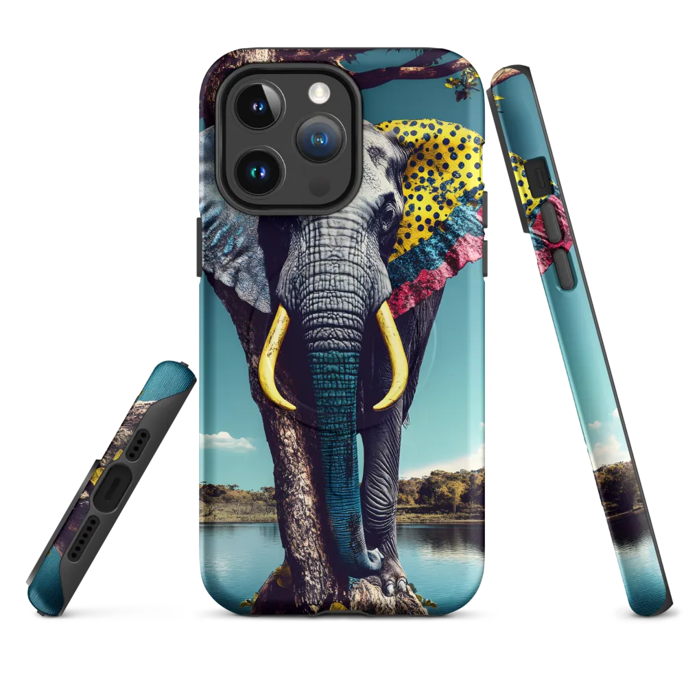 Playful Elegance: The Surreal Elephant