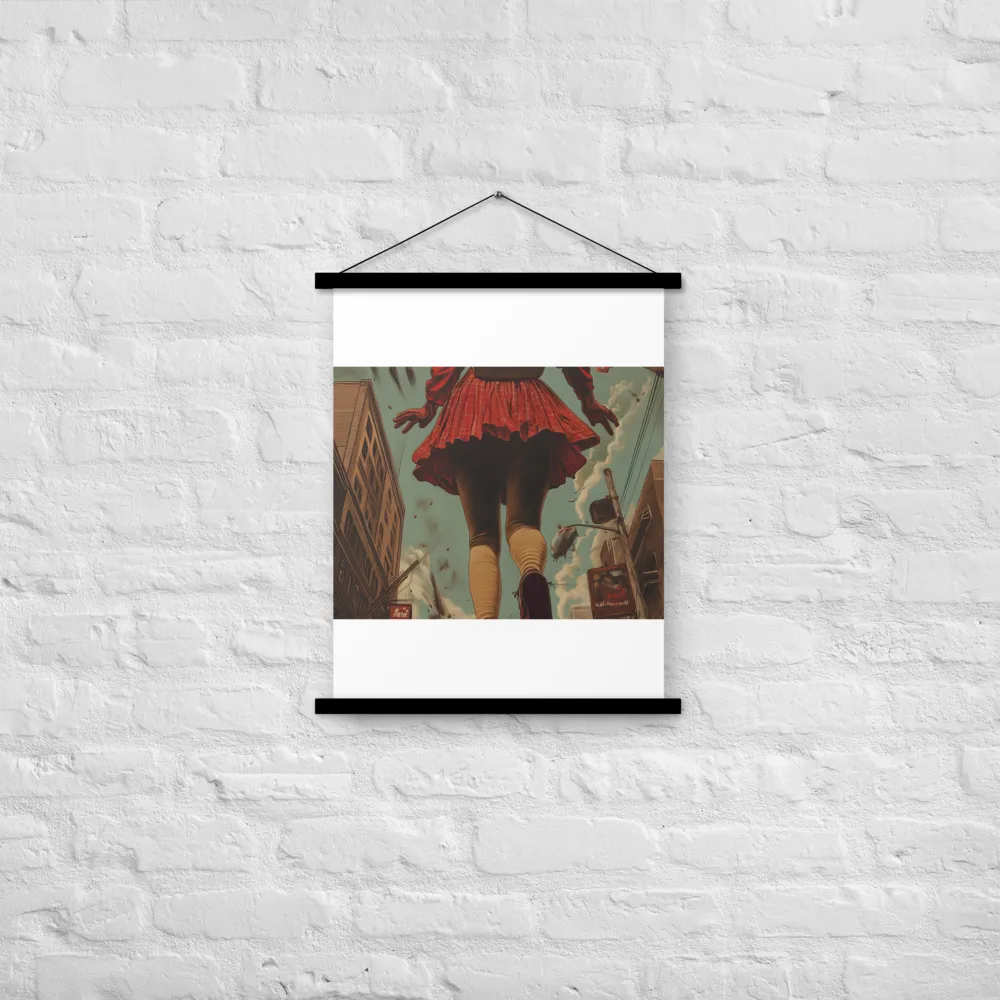 Flight of the Urban Dreamer | Poster With Black Wood Hanger | 18″×24″