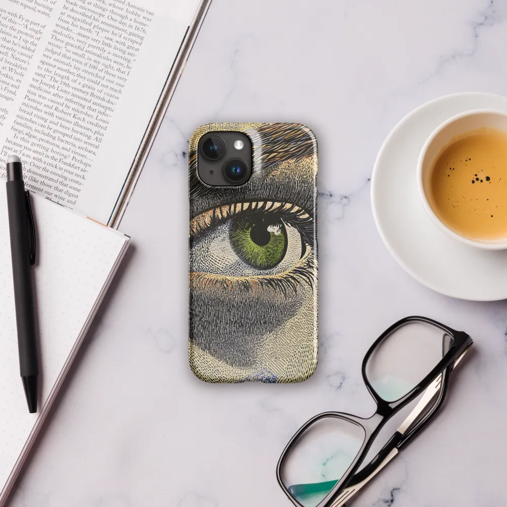 Intrigue in Green | Phone Case |  15 | Snap Case | Glossy