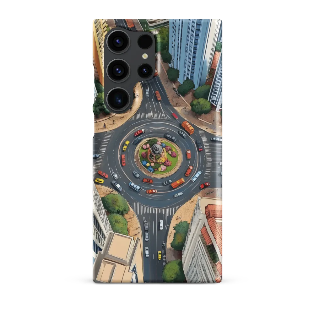 Urban Symphony: Aerial Vision of City Life