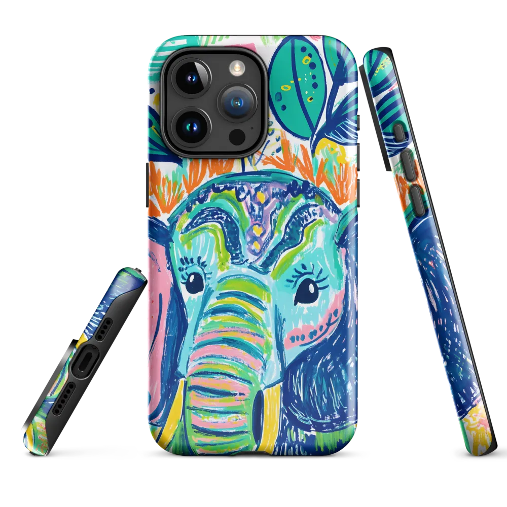 Whimsical Elephant Portrait