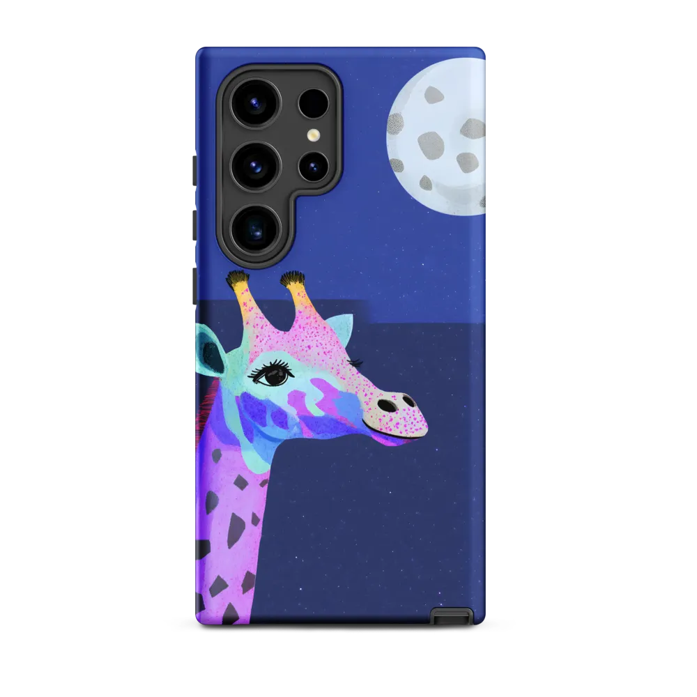 Whimsical Giraffe Under the Stars