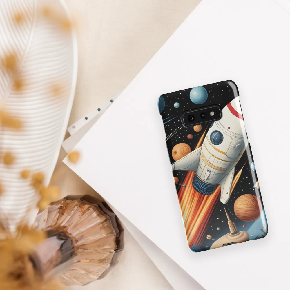 Journey Through the Cosmos | Phone Case |  S10e | Snap Case | Glossy