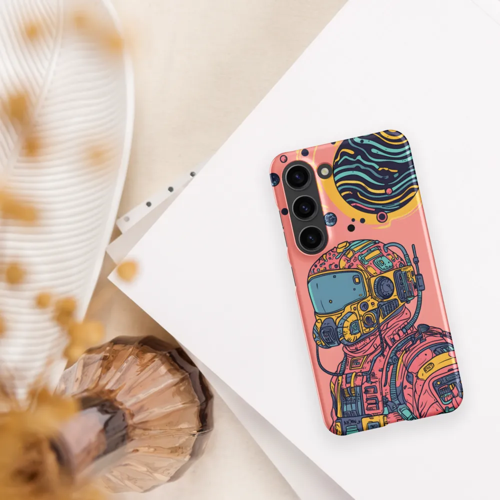 Exploration Beyond: A Digital Astronaut | Phone Case |  S23 | Snap Case | Matte