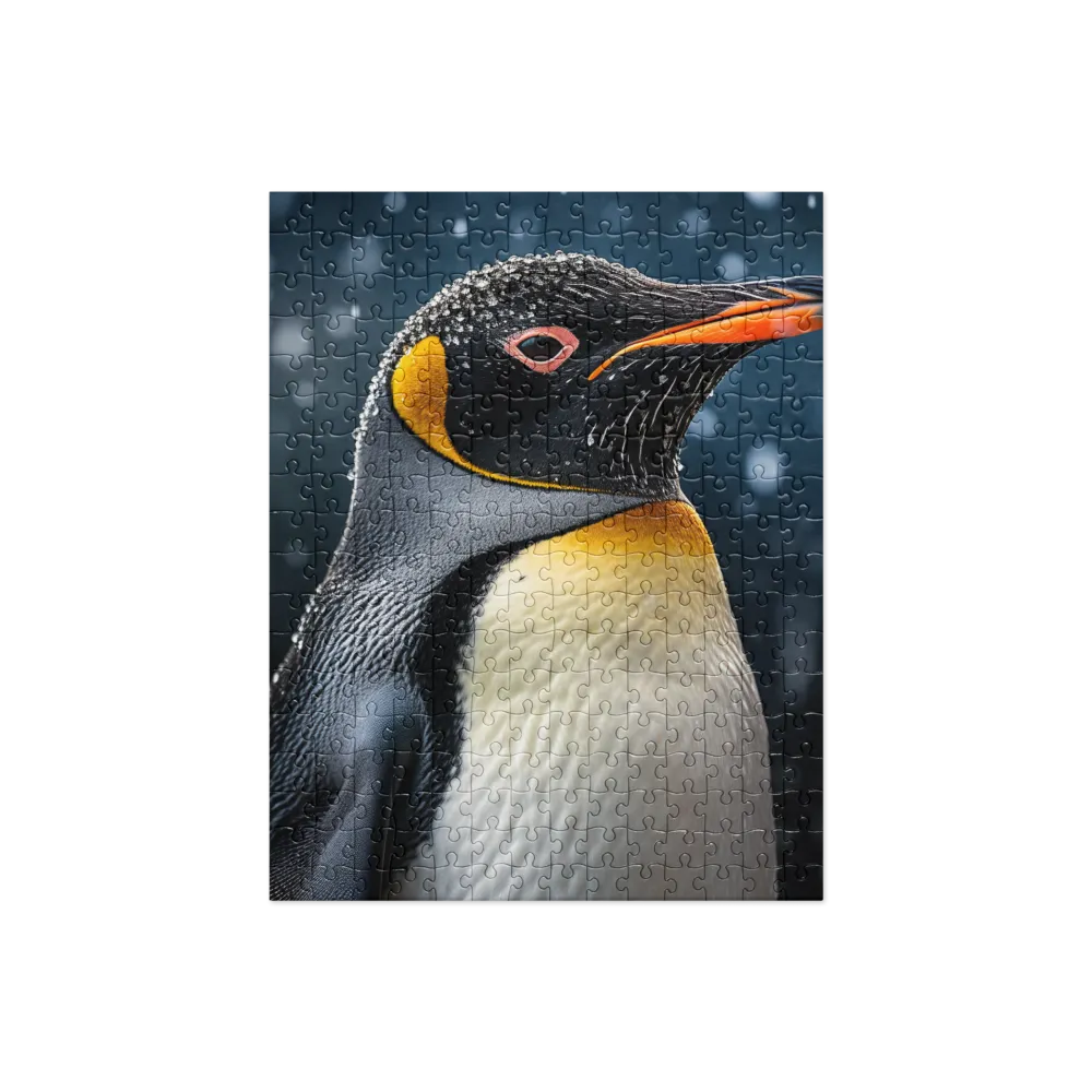 Majesty in the Snow: A Portrait of the Emperor Penguin | Jigsaw Puzzle | 252 pieces