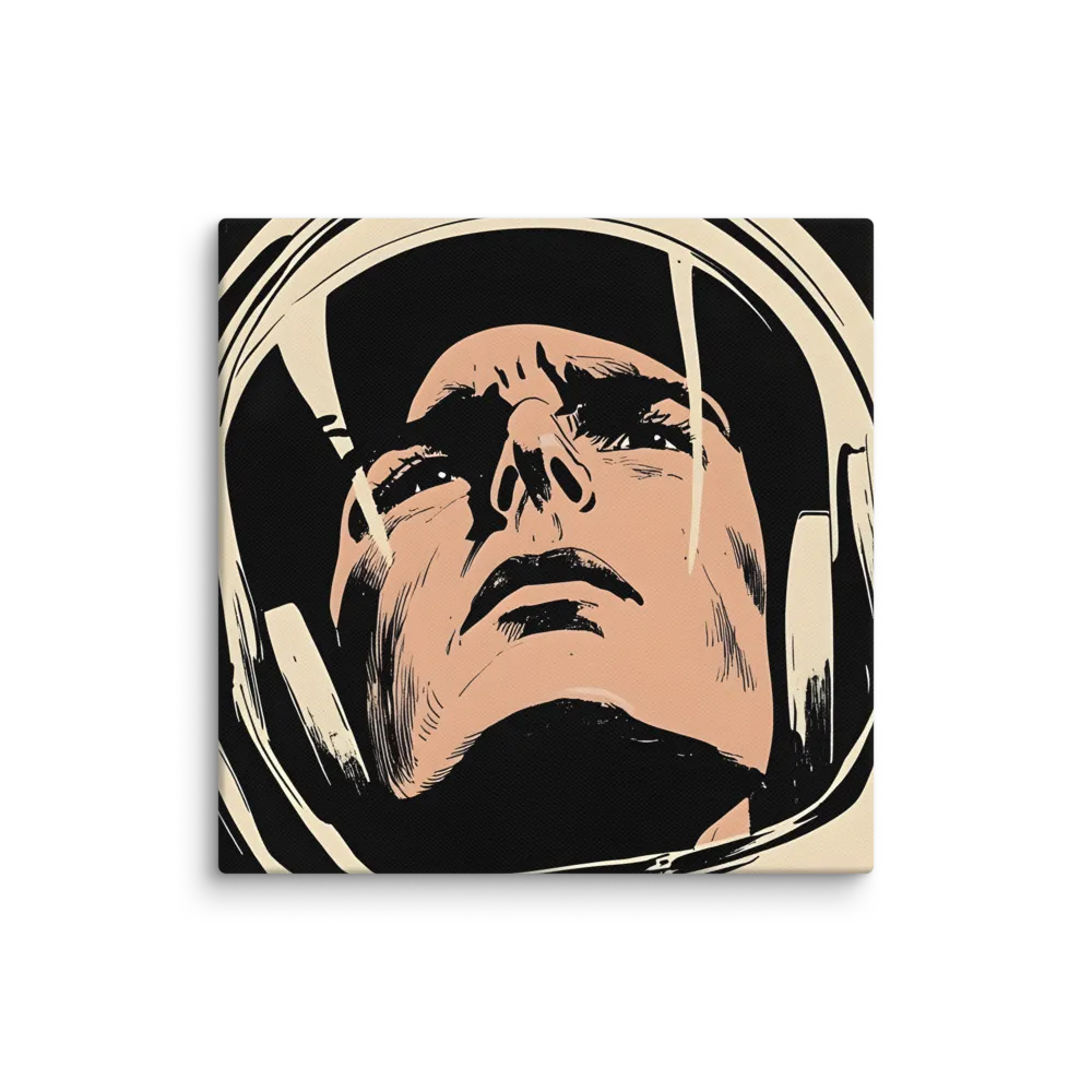 Gaze of the Astronaut | Canvas | 8″×8″