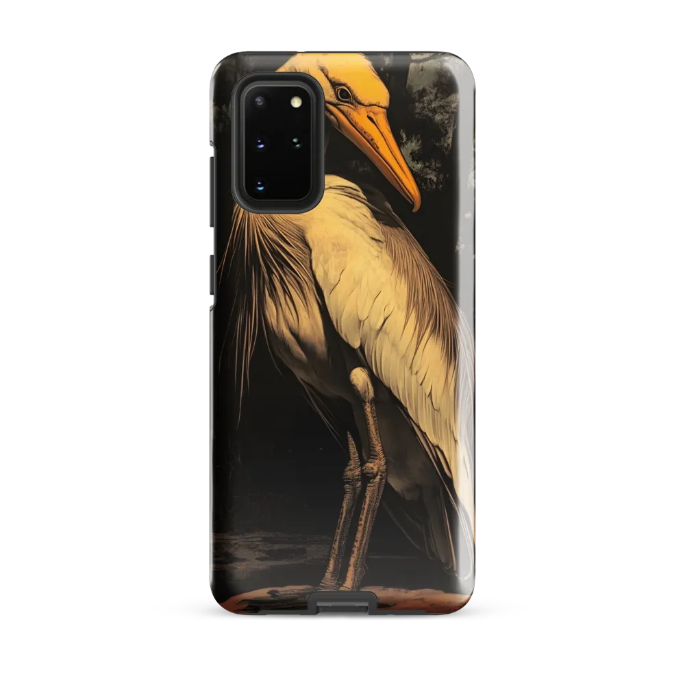Majestic Egret in Twilight