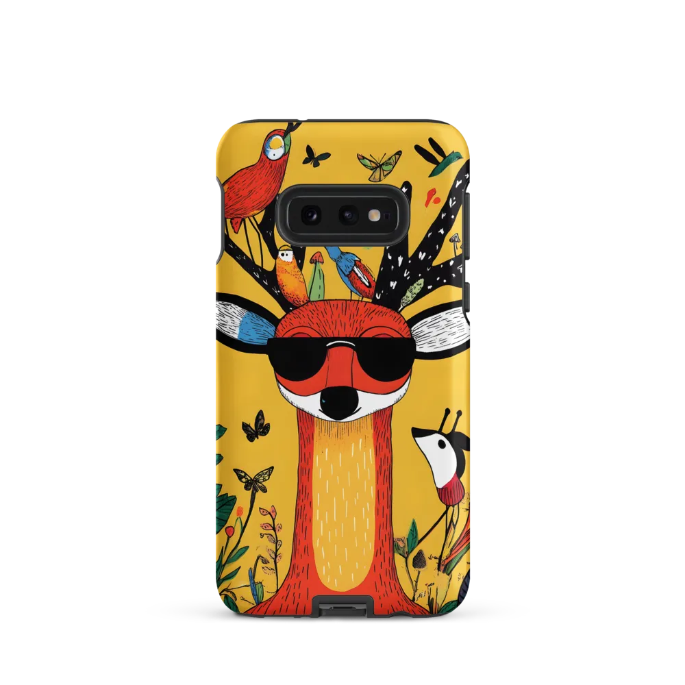 Playful Deer with Sunglasses