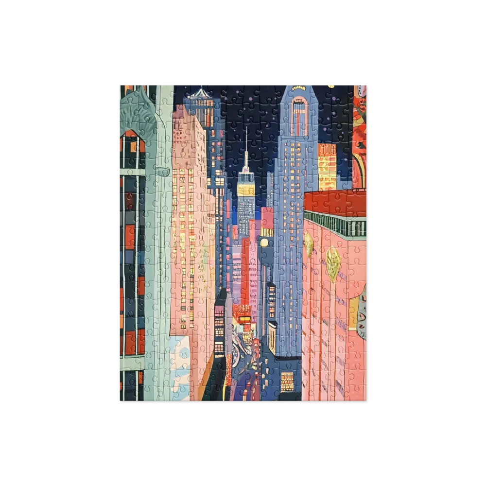 Urban Dreamscape: A Pop Art Night | Jigsaw Puzzle | 252 pieces