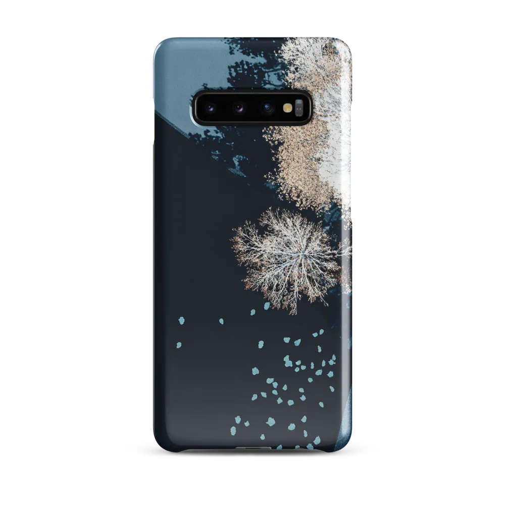 Tranquil Transitions: An Aerial Study of Nature | Phone Case |  S10 Plus | Snap Case | Glossy