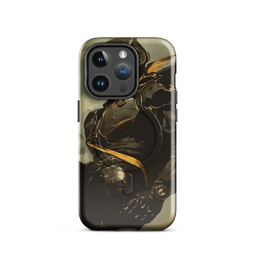 Ethereal Explorer: The Enigmatic Astronaut | Phone Case |  14 Pro | MagSafe® Tough Case | Glossy