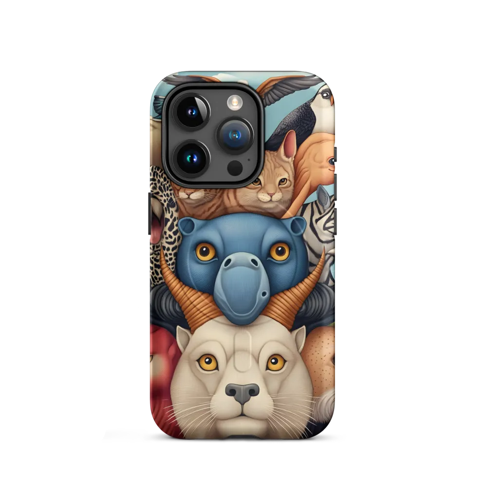 Harmonious Echoes of Wildlife | Phone Case |  15 Pro | MagSafe® Tough Case | Matte