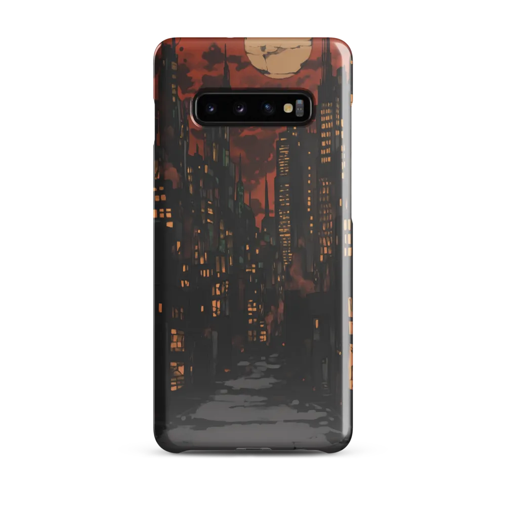 City of Shadows: An Urban Nocturne | Phone Case |  S10 Plus | Snap Case | Glossy