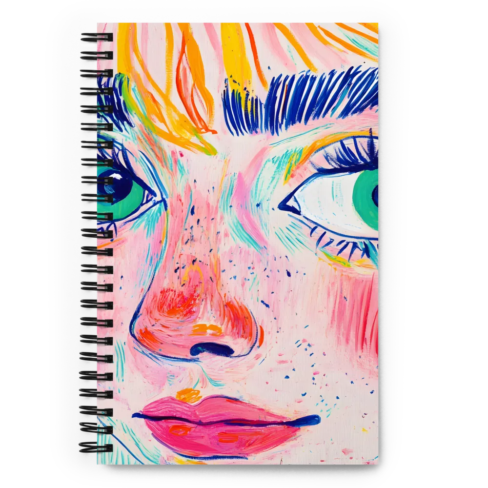 Vibrant Gaze | Spiral Notebook