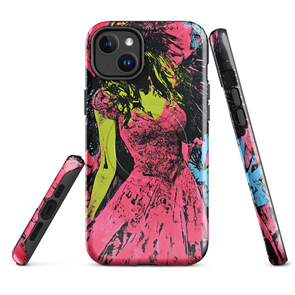 Mystical Angel in Neon Dreams