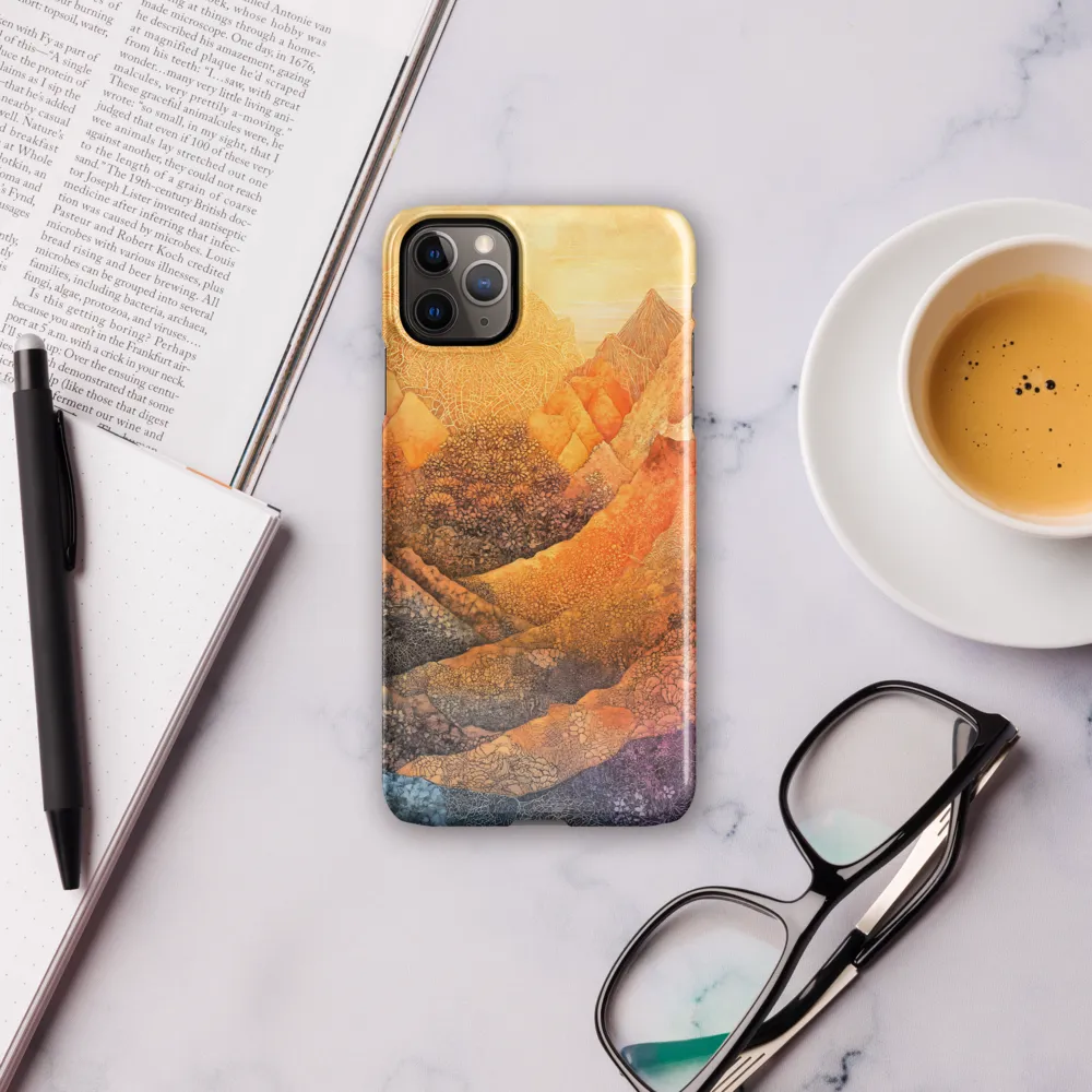 Serene Peaks of Color | Phone Case |  11 Pro Max | Snap Case | Glossy