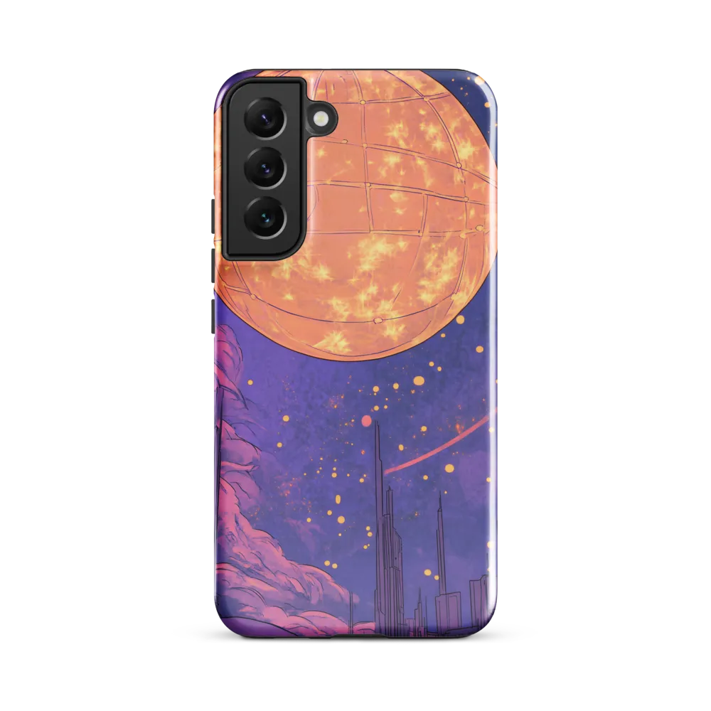 Celestial Cityscape: A Dance of Colors