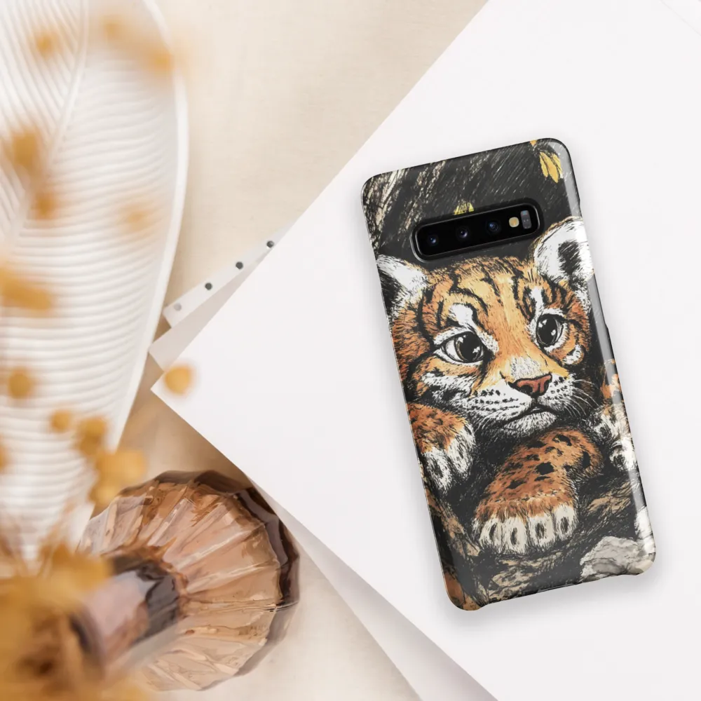 Curious Cub in the Canopy | Phone Case |  S10 Plus | Snap Case | Glossy