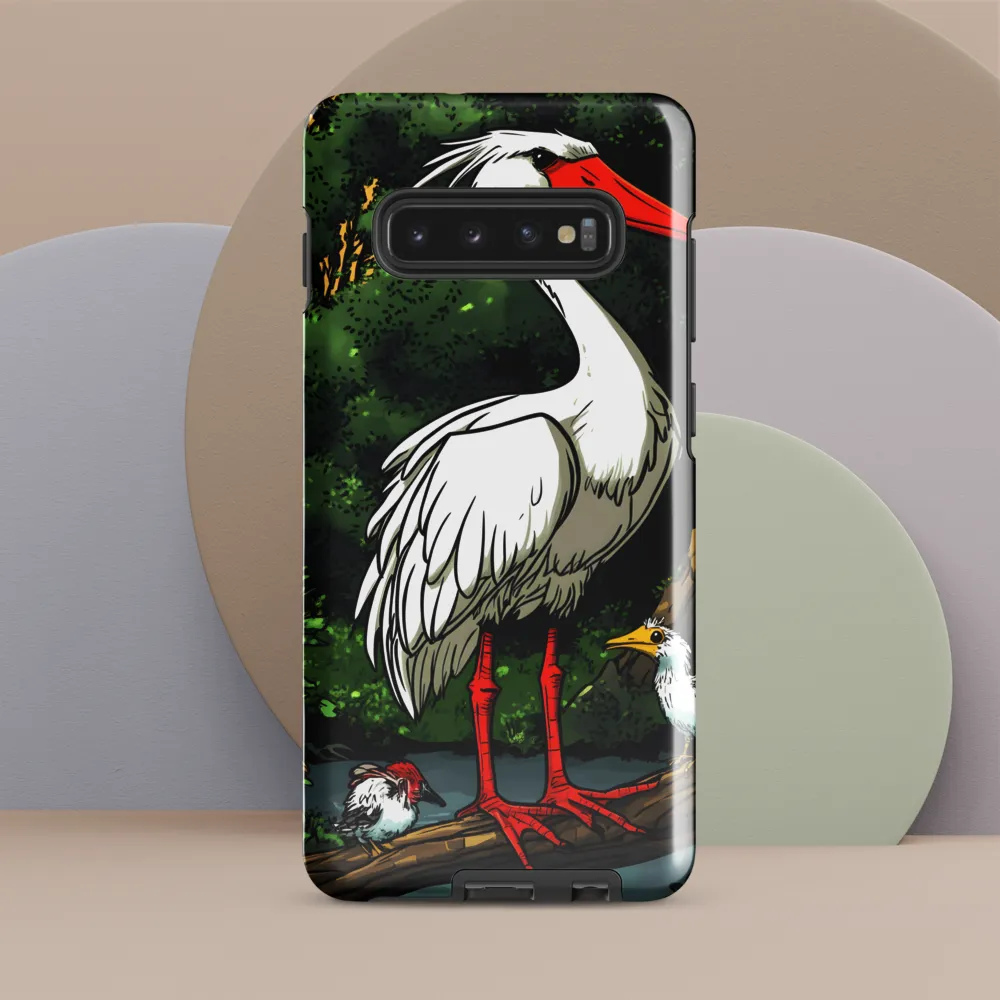 Unity in Nature: The Avian Gathering | Phone Case |  S10 Plus | Tough Case | Glossy