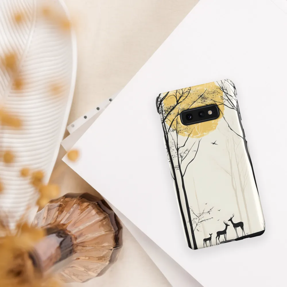 Silhouetted Serenity | Phone Case |  S10e | Snap Case | Matte