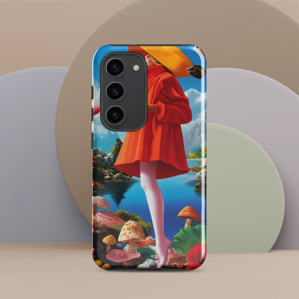 Dreamscape in Orange and Blue