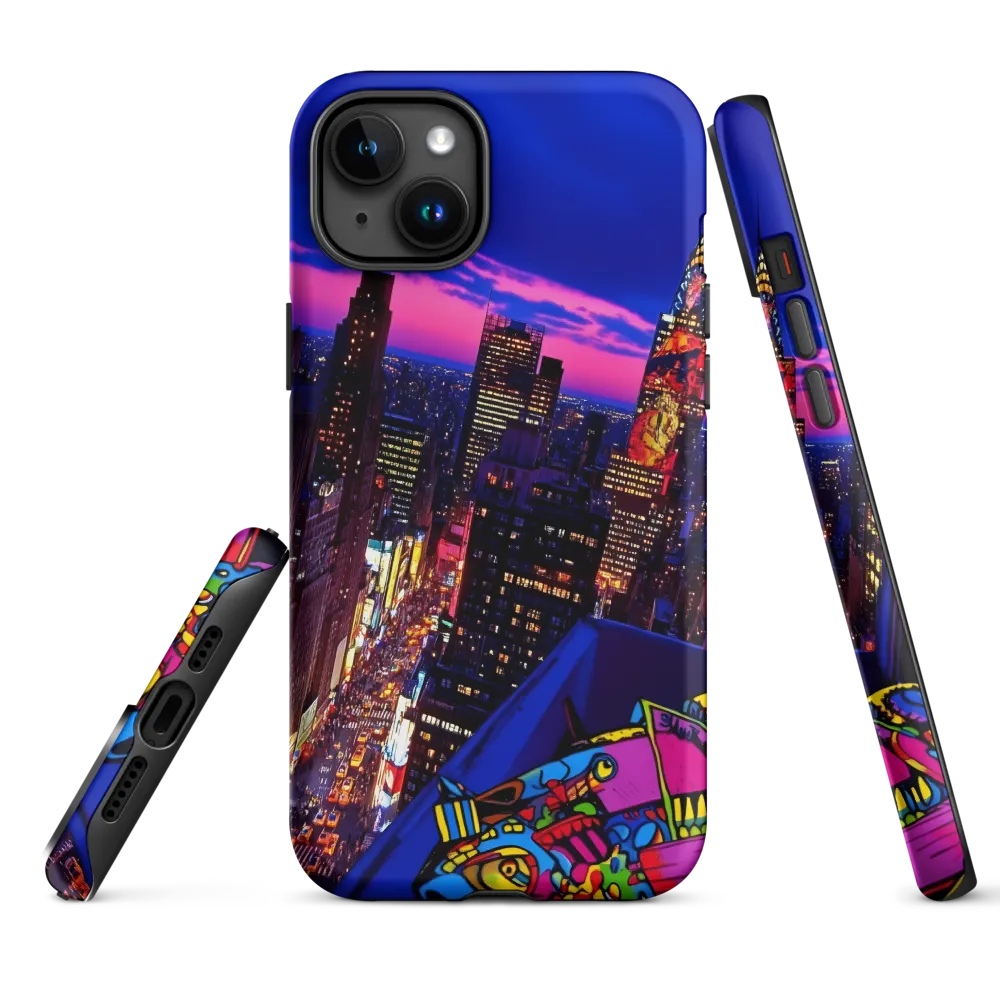 Neon Twilight: A City in Vibrance