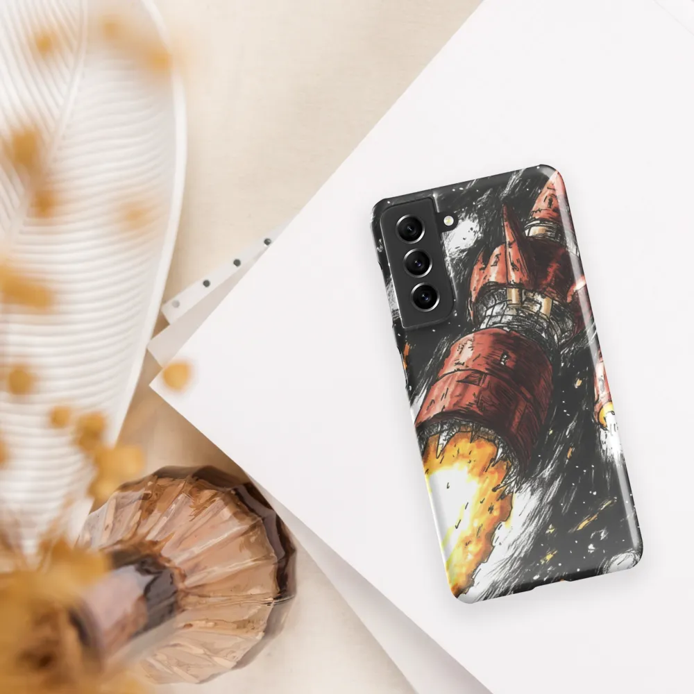 Ignition in the Abyss | Phone Case |  S21 | Snap Case | Glossy