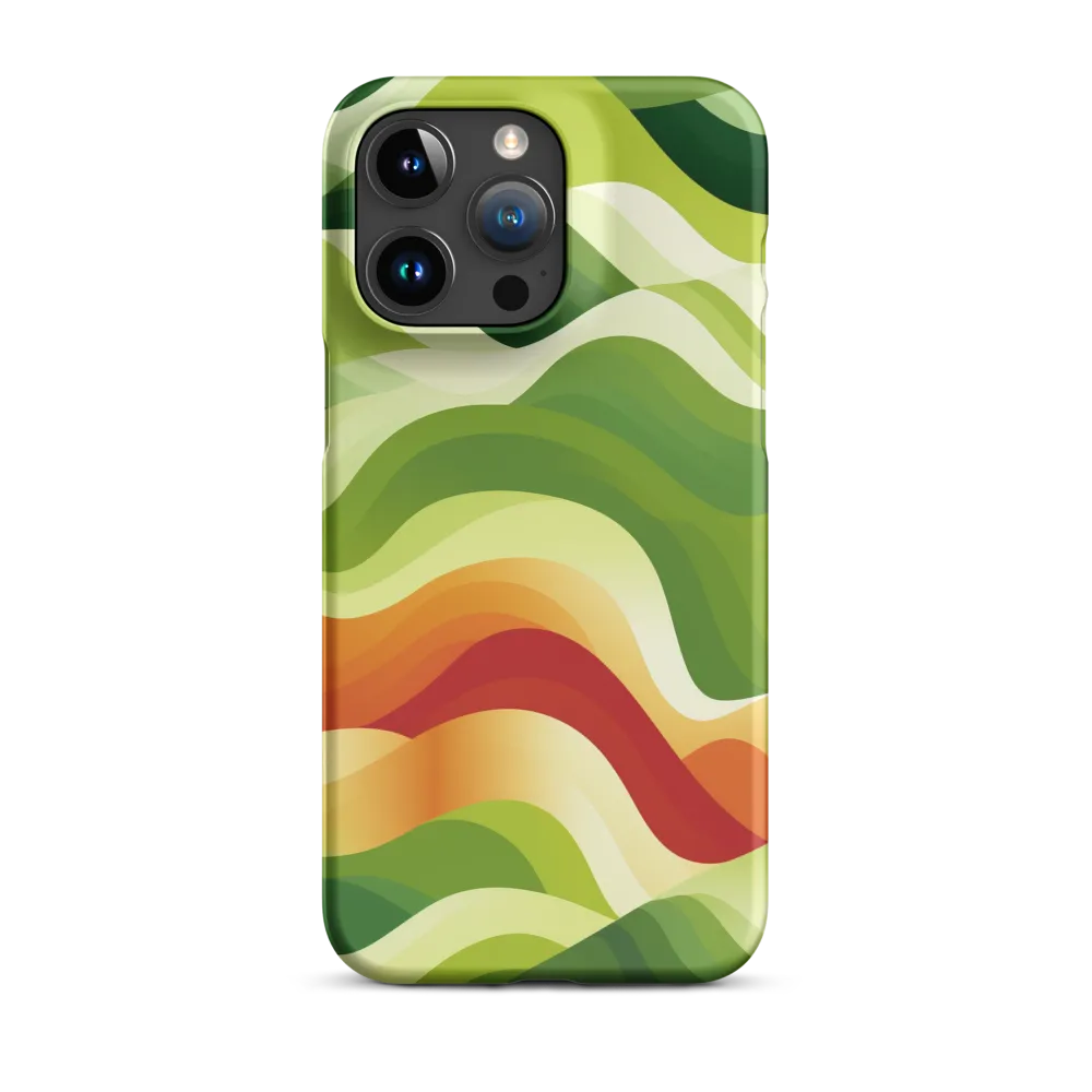 Waves of Nature | Phone Case |  15 Pro Max | Snap Case | Matte