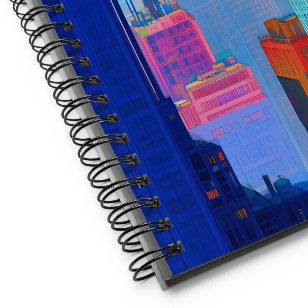 Urban Dreamscape: A Futuristic City | Spiral Notebook