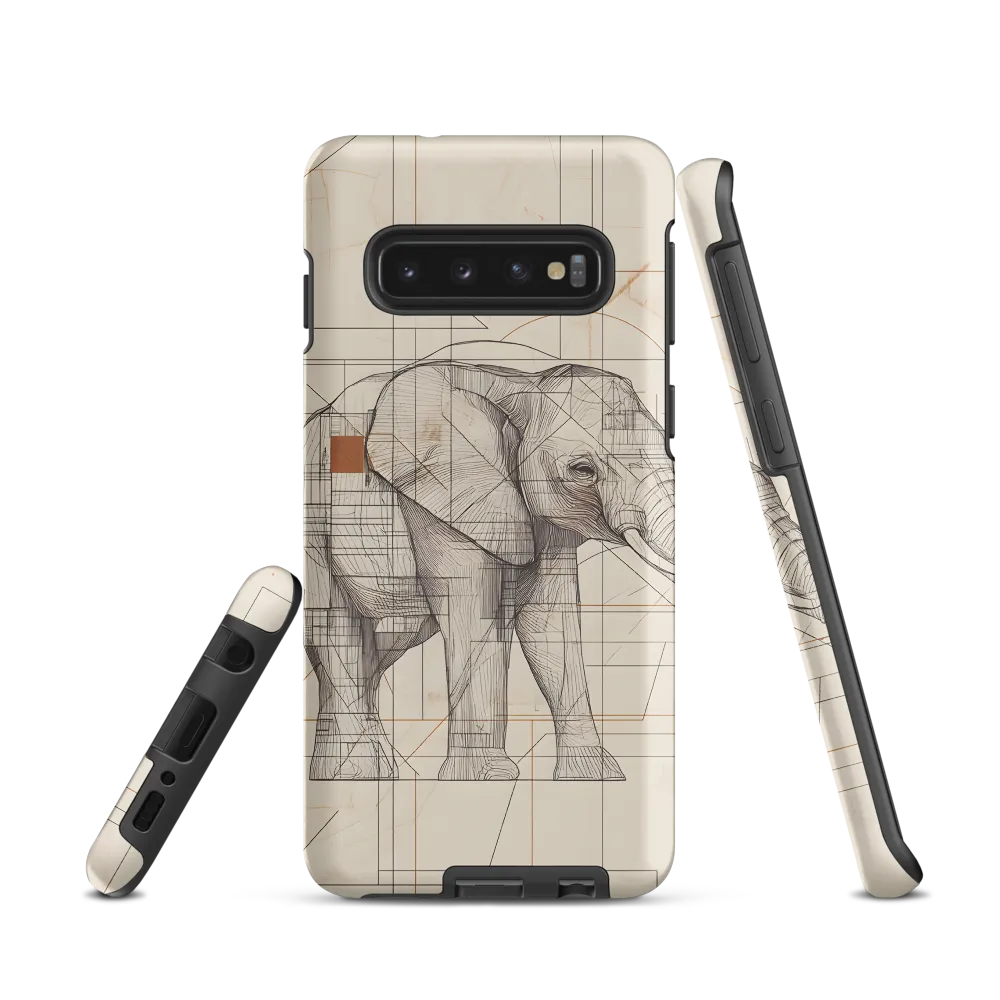 Geometric Elegance: The Steel Elephant