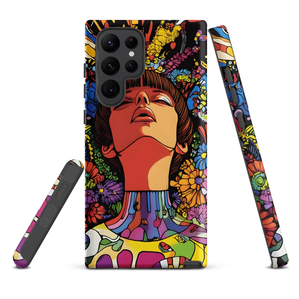 Vibrant Ecstasy: A Psychedelic Portrait