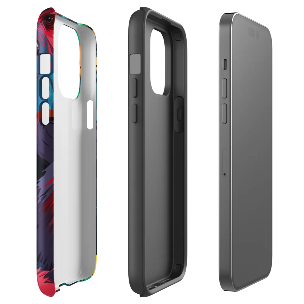 The Colorful Essence of Bears | Phone Case |  14 Pro Max | Tough Case | Glossy