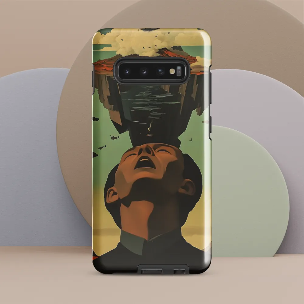 Awakening Thoughts: A Surreal Journey | Phone Case |  S10 Plus | Tough Case | Glossy