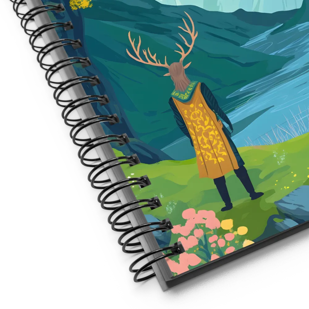 The Serene Guardian of the Landscape | Spiral Notebook