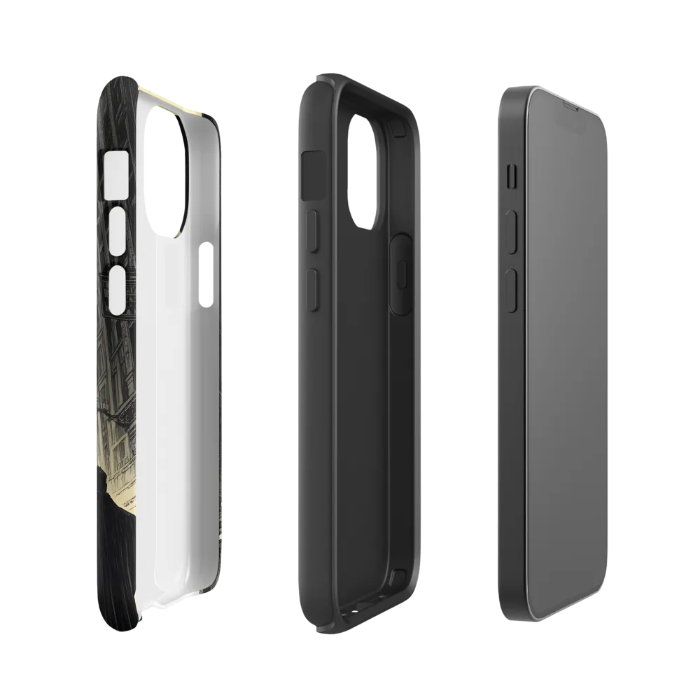 Echoes of the City | Phone Case |  13 mini | Tough Case | Matte