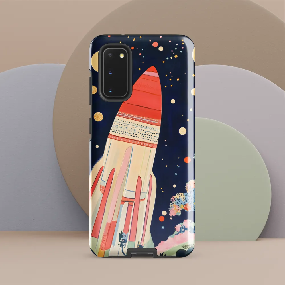 Cosmic Dreams: The Rocket's Journey