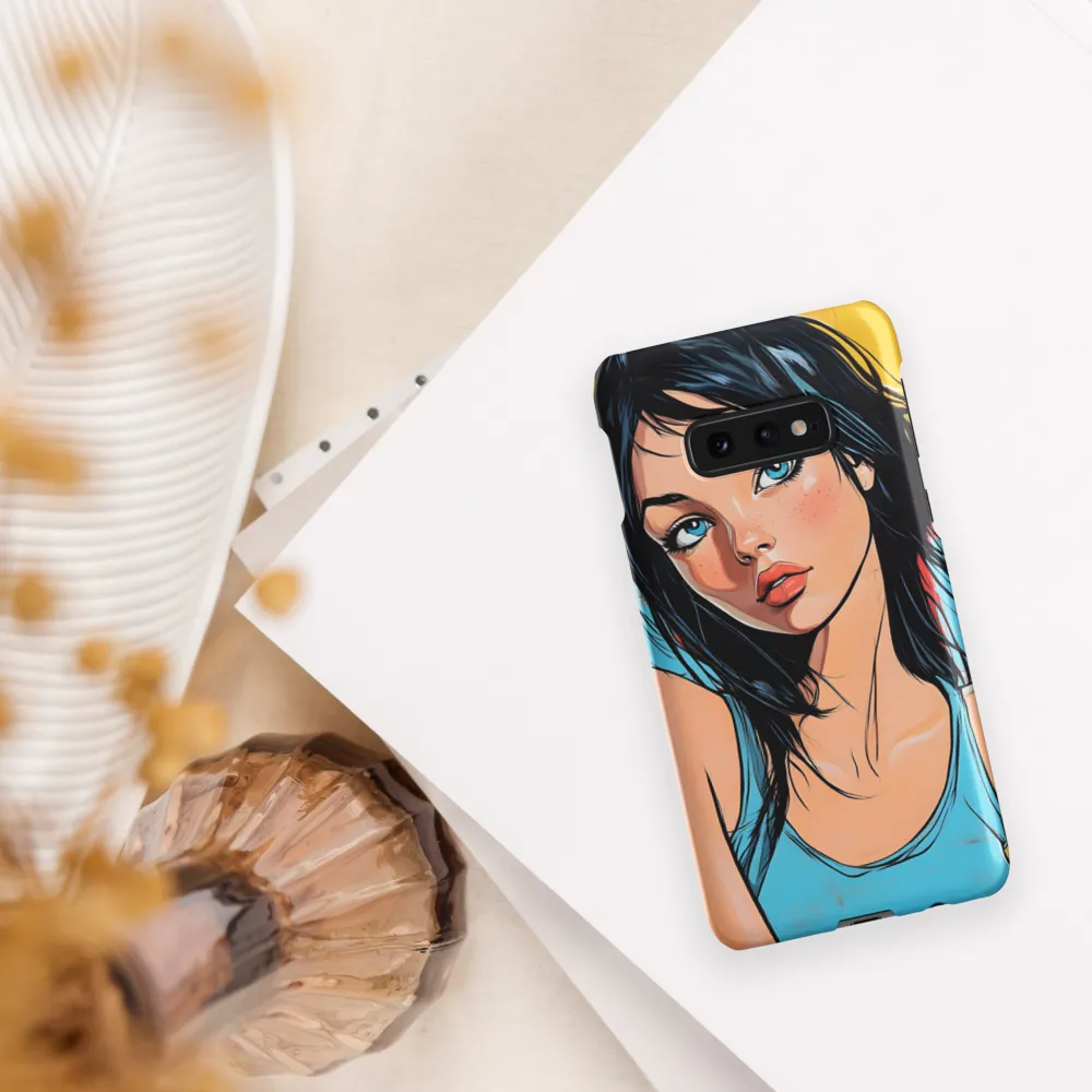 Vibrant Portrait of Modern Youth | Phone Case |  S10e | Snap Case | Matte